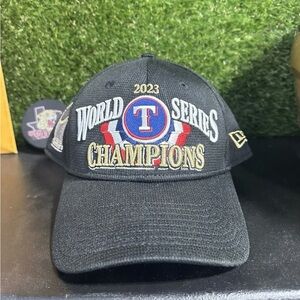 New Era Black World Series Champions Hat